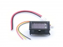 Digitale voltmeter + amperemeter met display 100V / 10A